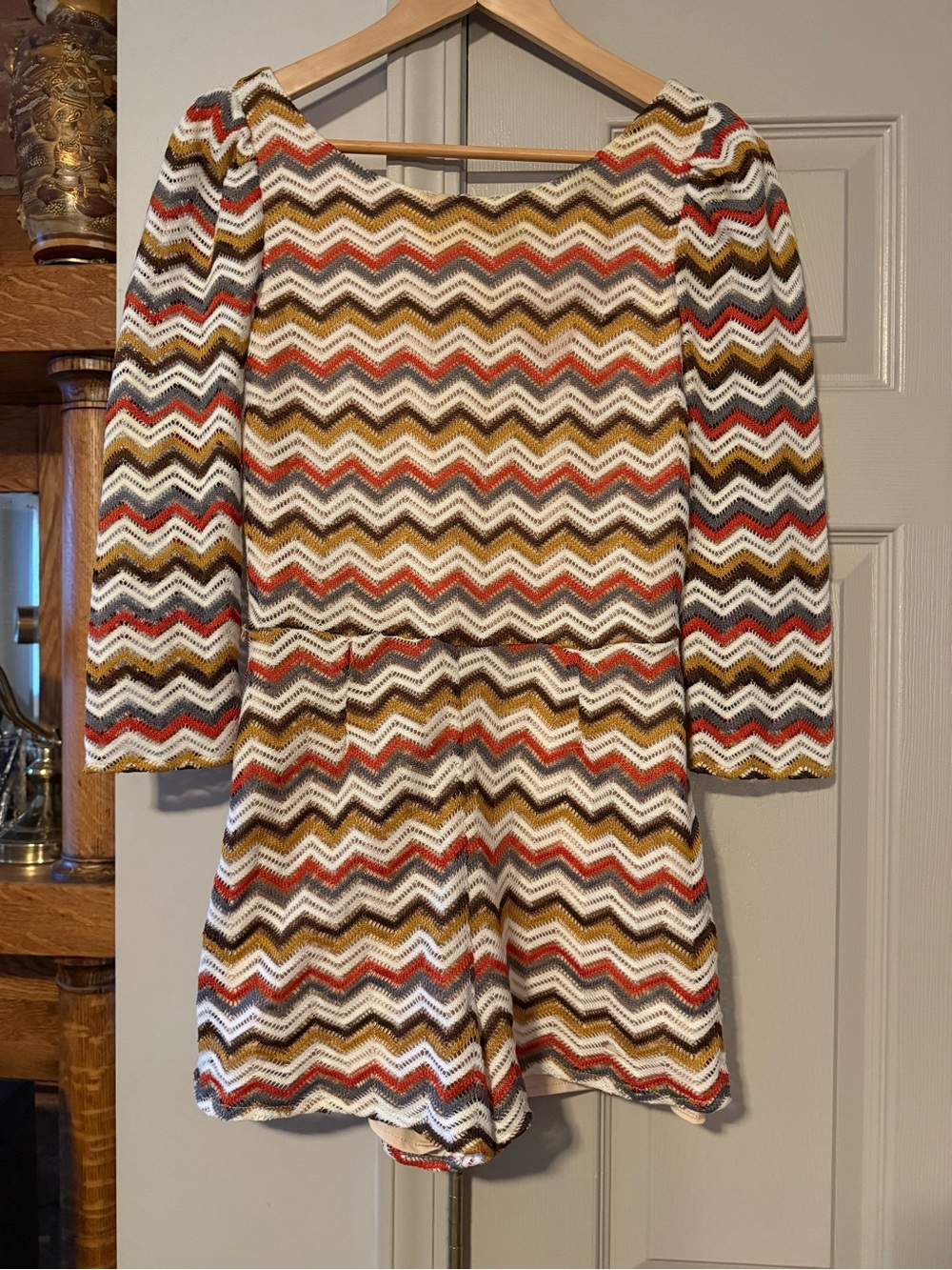ZigZag Zip up Romper